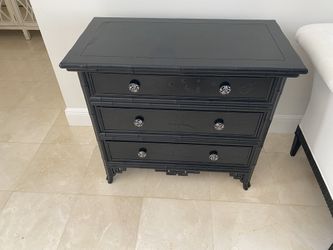 Black Entry Way Cabinet