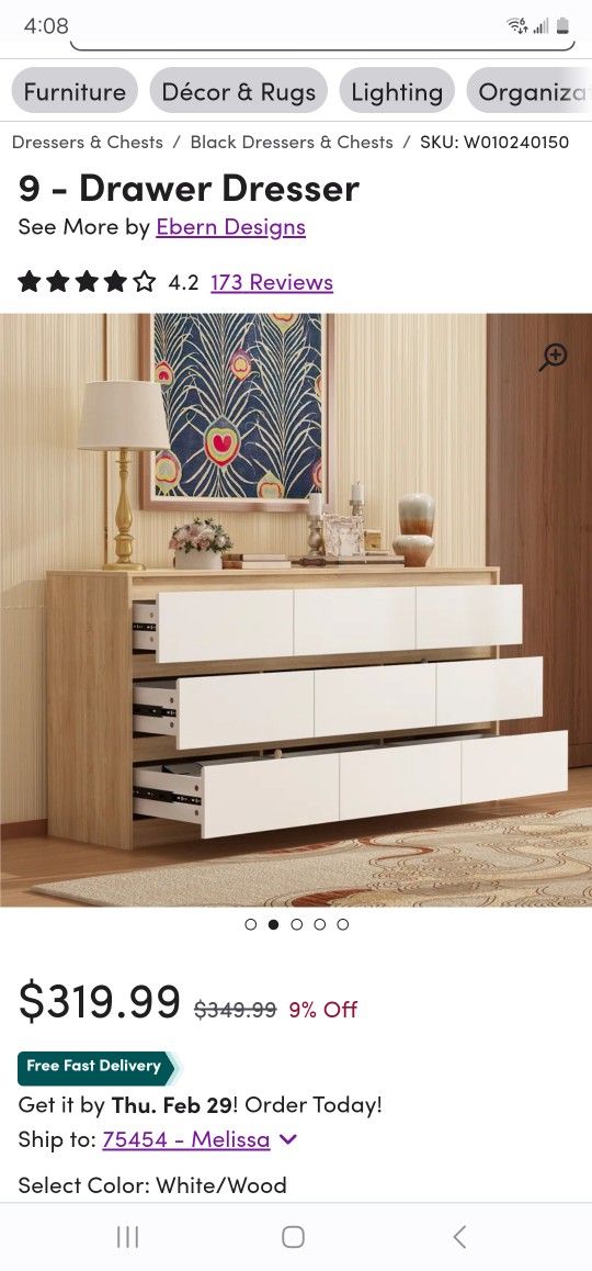 Brand New Wayfair Dresser