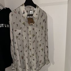 Burberry Crystals Embroidered Paola Shirt 