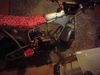 Monster Moto frame with a new predator 212 ghost motor with upgraded stage 3 New Nibbi 24 carburetor