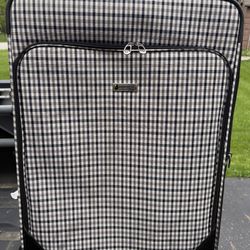 Large Luggage, London Fog Checked Bag