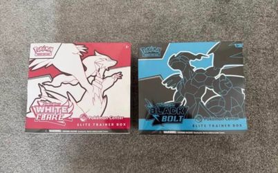 Pokémon Center White Flare & Black Bolt ETB Bundle