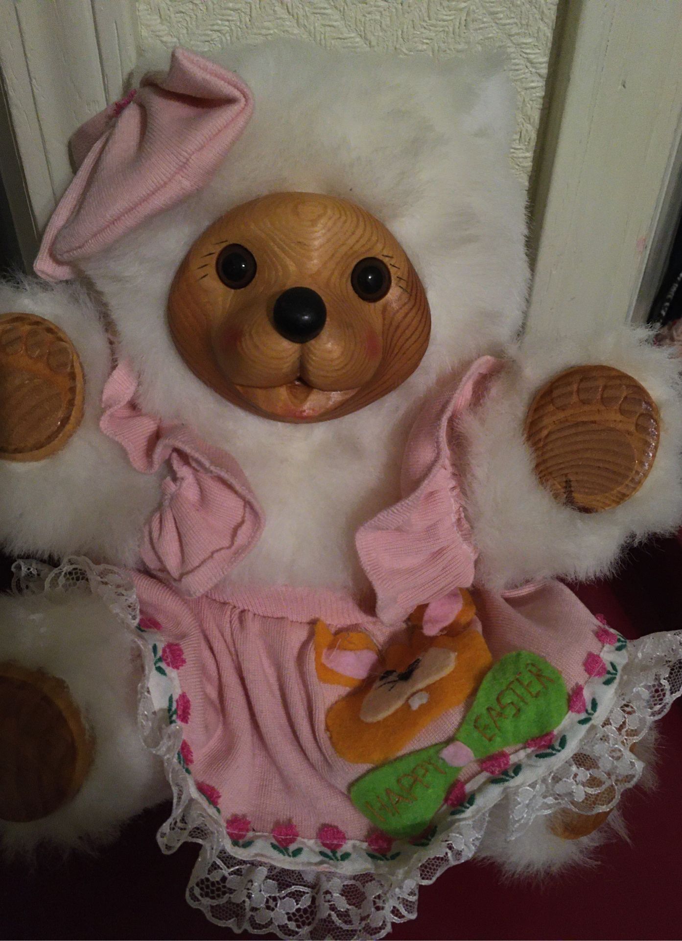 William Tung 1993 Hand Crafted Easter Teddy Bear, 10 1/2 Inch Height, (HC)