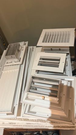 T22 Metal AC Vent Covers / HVAC Registers – Entire Lot
