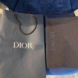 Dior Shopping bag And Dust Bag 