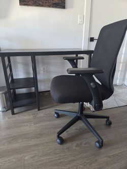 Desk and chair