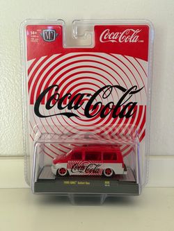 M2 Machines CHASE Coca-Cola 1995 GMC Safari Van Die-Cast