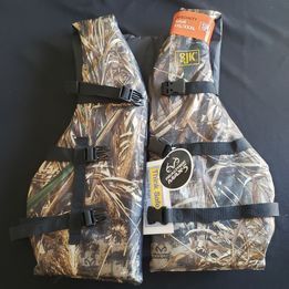 SJK Realtree Max 5 Adult 2XXL/3XXXL USCG Camo Life Jacket Vest