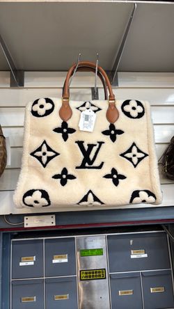 Louis Vuitton Monogram Shearling Tote Bag