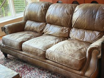 Leather living room set
