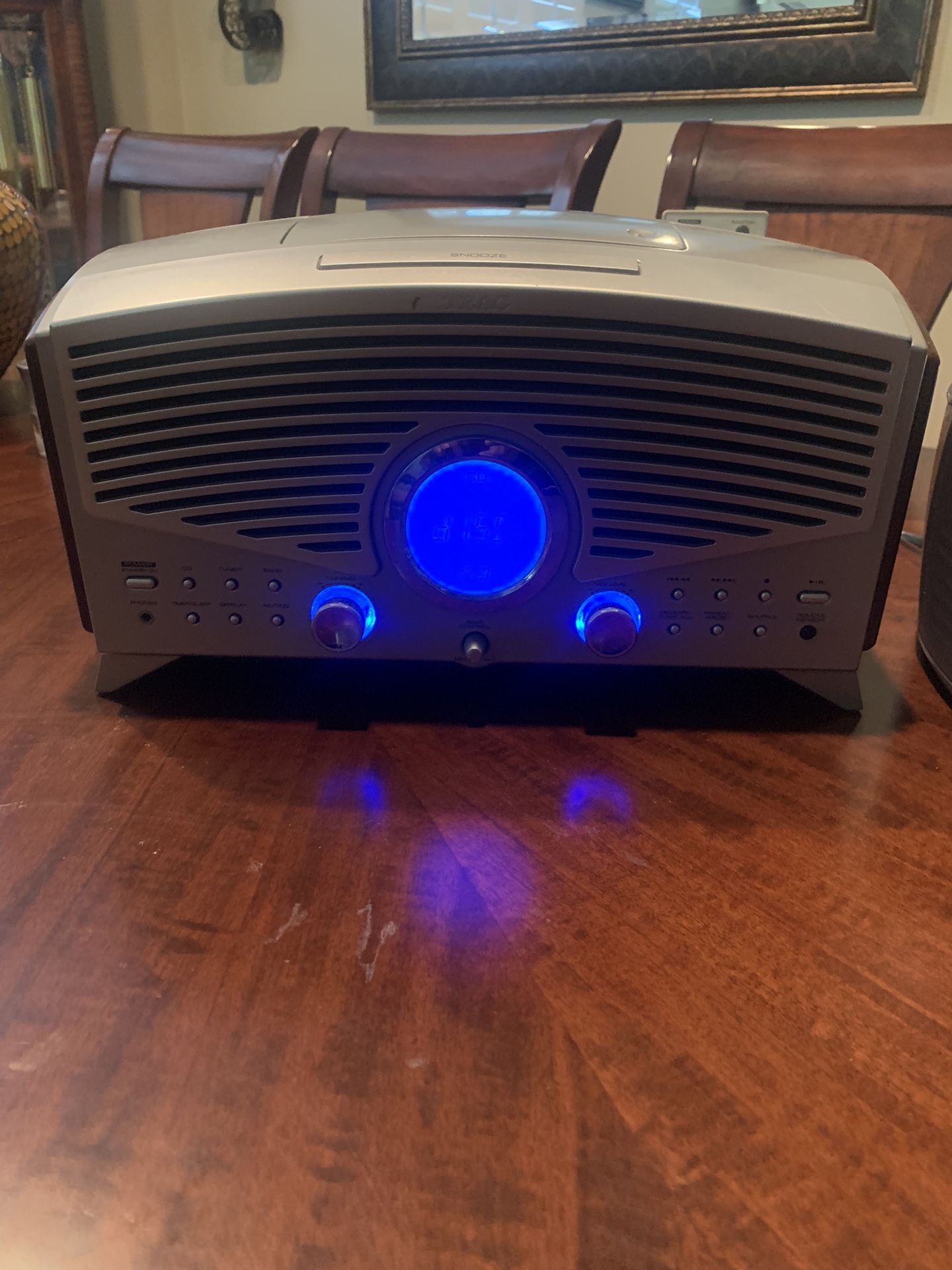 Two Clock Radio CD Players