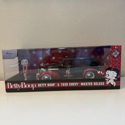 Betty Bop & 1939 Chevy Master Deluxe Collectible