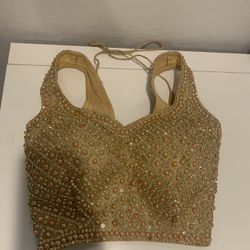 Golden Crop Top