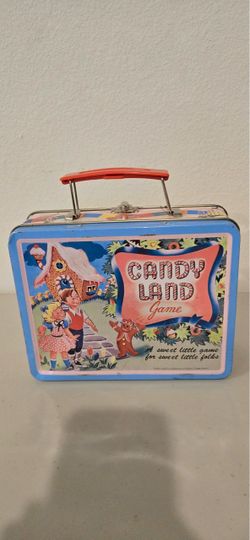 Vintage 1998 Candy Land Game Tin Lunch Box – Series #1 Collector Tin