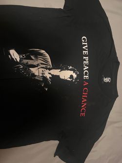 John Lennon Give Peace A Chance Graphic T-Shirt