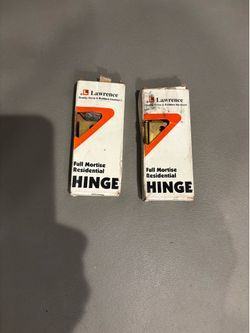 2 sets brand new Lawrence hardware hinges