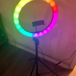 BRAND NEW! 10” Color Ring Light LED Fill Lamp with Adjustable Tripod