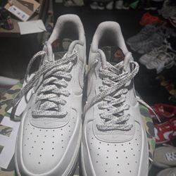 NIKE Air Force 1 ‘07 LV8 Men FB8877-001 Phantom/Cargo Khaki Men's Size 10.5 Women's Size 12 Brand New Condition 