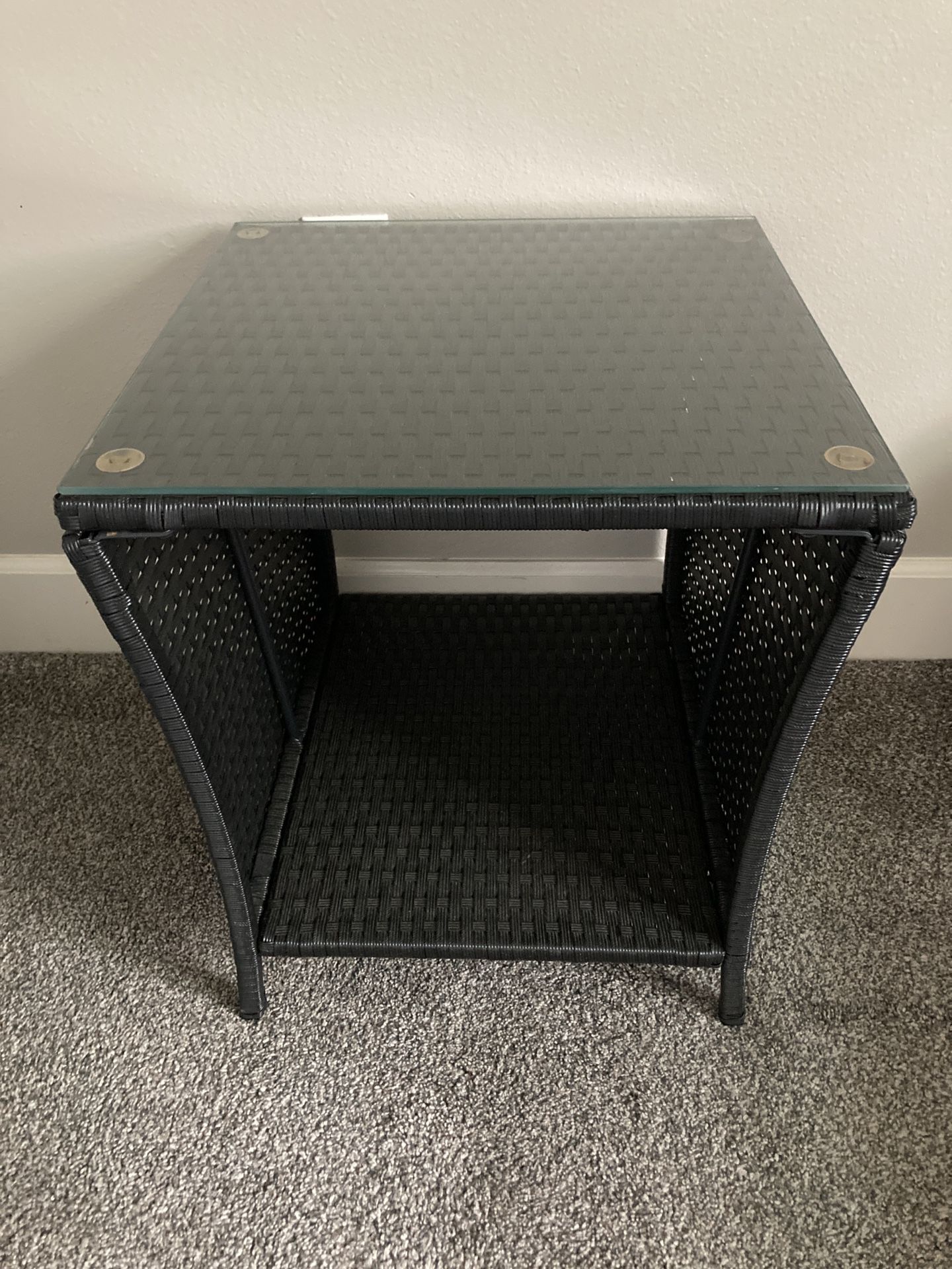 Wicker Side Table