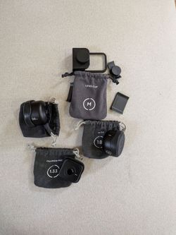 Moment M-Series Mobile Lens Bundle (18mm Wide, 58mm Tele, 1.33x Anamorphic + Universal Clip)
