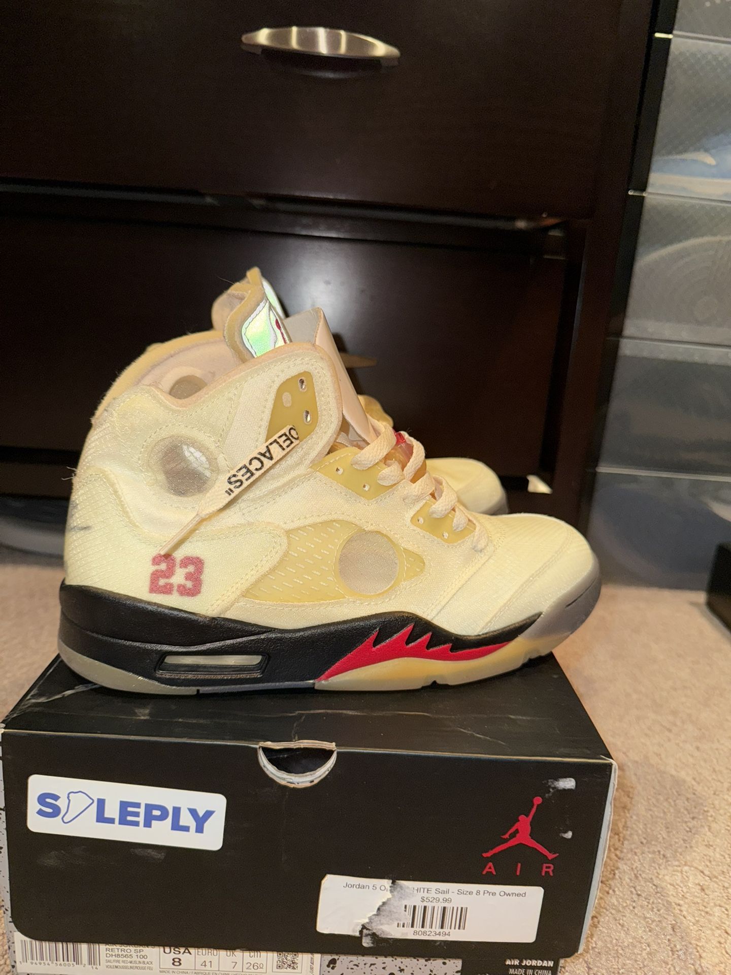 Offwhite Jordan 5 SP Sail