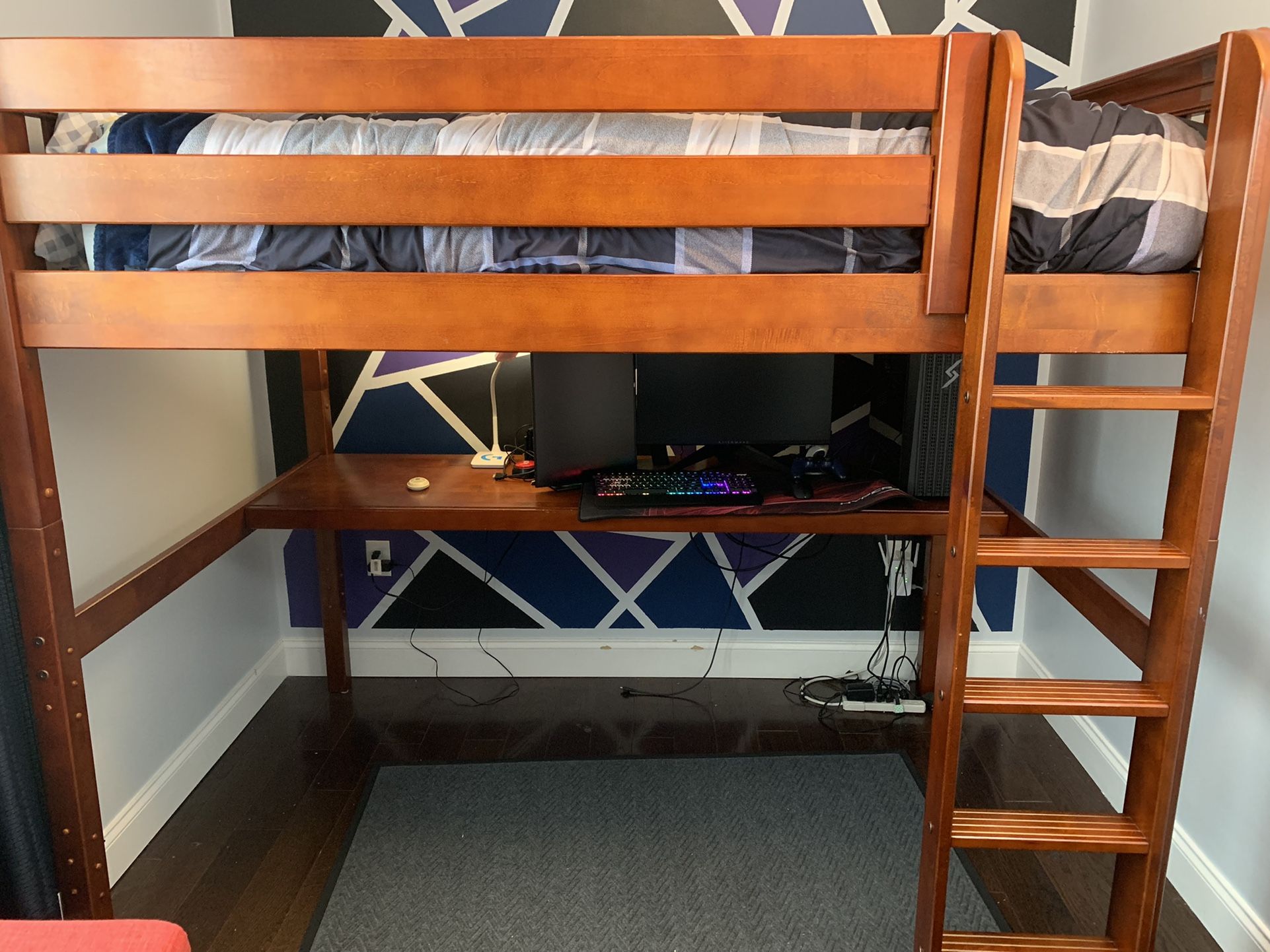 Raised Bed and Desk