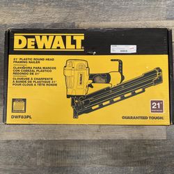 Dewalt DWF83PL Pneumatic 21-Degree 3-1/4” Collated Framing Nailer