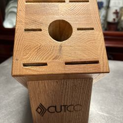 CUTCO oakwood knife holder