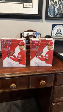 Shohei Ohtani 2018 Rookie Season Double Bobblehead