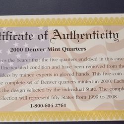 2000 Denver Mint Set