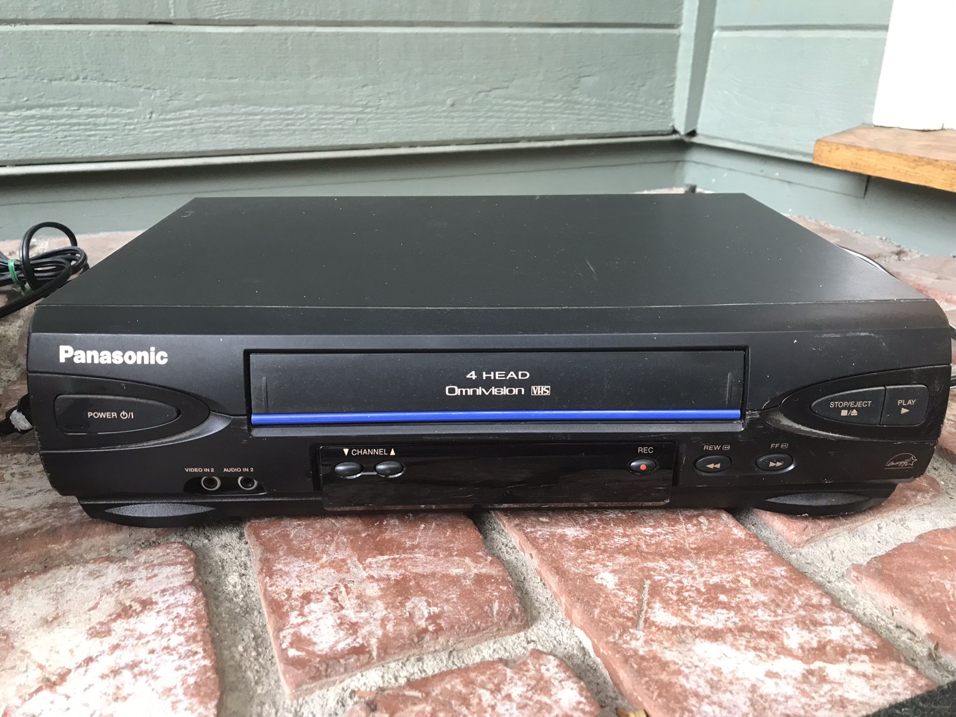 Panasonic PV-V4022 Omnivision “Blue Line” VCR VHS Player | 2002 Works Great