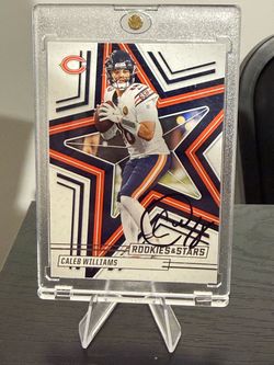 2025 Caleb Williams Panini Rookies & Stars #64 Auto