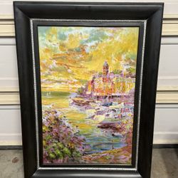 Framed Canvas Oil Painting 