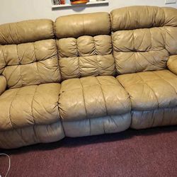 Leather couch