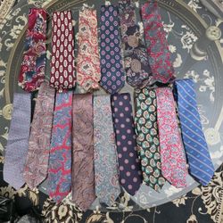 Vintage Men Tie Lot