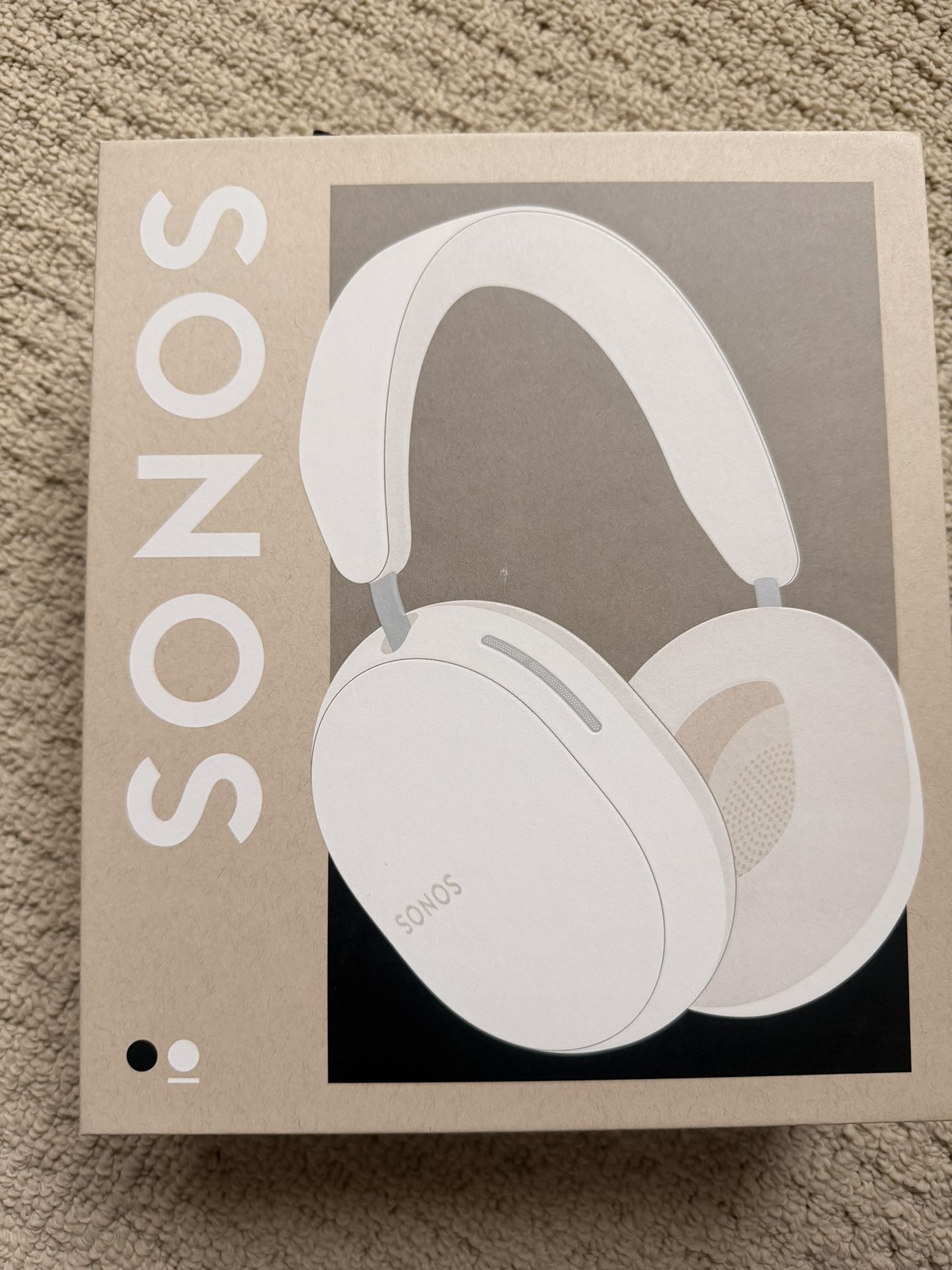 Brand New / Sealed - Sonos Ace Wireless Over-Ear Headphones with Bluetooth, White Noise Cancelling 30-Hour Battery Life Spatial Audio Dolby Atmos Dyna