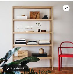 IKEA STOCKHOLM 2025 Shelf Unit – Oak Veneer – Brand New/Unopened – Retail:$499 product for $300