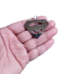 Silver Toned Batman Pendant