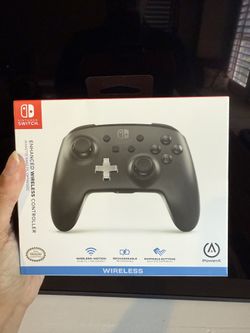 PowerA Enhanced Wireless Controller for the Nintendo Switch.