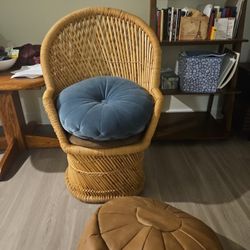 Peacock Wicker/Rattan Chair
