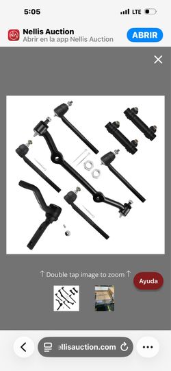 8pcs Front Suspension Kit Inner Outer Tie Rod End fit 1 for Chevy S10 1 for Chevy Blazer for GMC Sonoma Jimmy 1 for Isuzu Homb