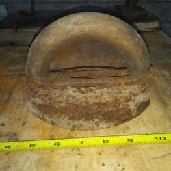 Antique Iron With Handle 