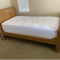 Ethan Allen Wood Twin Bed Frame