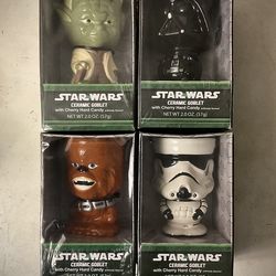 Star Wars “Ceramic Goblets” - 4 Collectibles **$10 for all 4 **