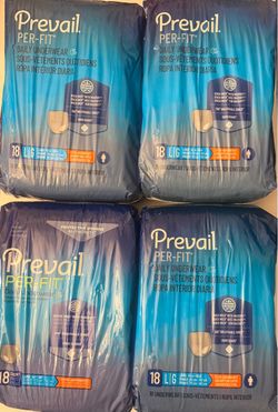 Prevail Per-Fit Men Adult Underwear Large(only)18 Ct