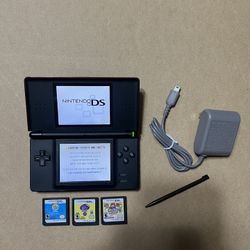 Red Crimson & Black Nintendo DS Lite