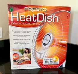 PRESTO Heat Dish Parabolic Electric Heater 07917