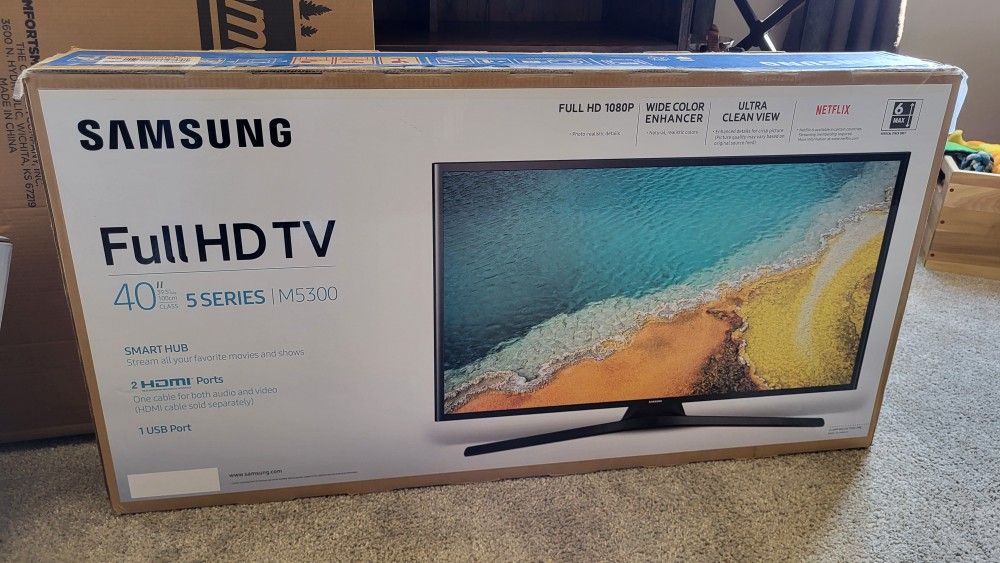 Samsung *New In Box* 40 Inch Smart TV Half price @ $ 0BO