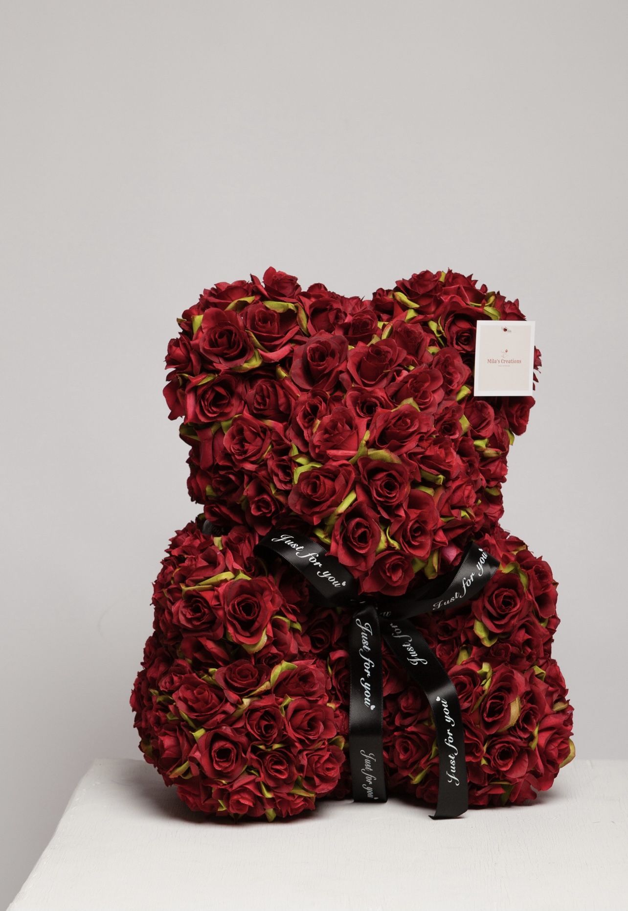 Large 15” Realistic Rose Bear For Valentine’s Day wfdjnjc.com