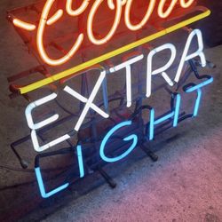 Coors Light Neon sign 